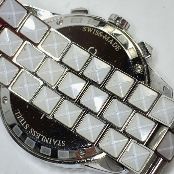 Dior Stainless Steel Chronograph Watch Mother-of-Pearl Dial Bracelet SS163 main image 6